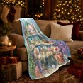thumbnail image 3 of Magical Undersea Treasure Chest Pearl Seashell Underwater Scene, Mystical Fantasy Scene, Warm Flannel Blanket for Living Room and Bedroom, Art Lovers Housewarming Gift, Fantasy Home Decor, 3 of 9