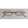thumbnail image 2 of NEW VERA WANG V09 WOMENS/LADIES OVAL FULL-RIM BRONZE LIGHT STYLE IMPORTED FROM ITALY FRAME DEMO LENSES 49-17-140 SPRING HINGES EYEGLASSES/EYEGLASS FRAME, 2 of 9