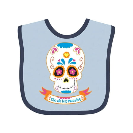

Inktastic Day Of The Dead Skull Gift Baby Boy or Baby Girl Bib