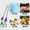 🍀Purple_New#281, variant on Stainless Steel Mini Tongs for Ice Cubes and Food with Silicone Tips Small Serving Tongs for Charcuterie Boards Desserts Appetizers
