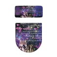 thumbnail image 3 of HELLHERO Toilet Lid Cover 2 Pack 17x21 Inches Fashion Merry Christmas Butterfly Wolf Pattern Design, 3 of 6