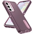 thumbnail image 4 of For Samsung Galaxy A36 PEAK 3in1 Toughest Hybrid with Stand Cover Case - Burgundy/Black, 4 of 4