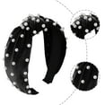 thumbnail image 6 of Clearance!Uooqdmx Headbands for Women, Pearl Headband, Jeweled Headbands for Women, Women Hair Accessories Ladies Girls Headwear, Knotted Headband for Women, Black One Size, 6 of 6
