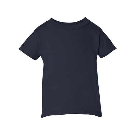 Rabbit Skins Infant 5.5 oz. Short-Sleeve T-Shirt, Navy 12M