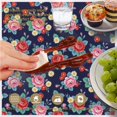 thumbnail image 6 of Pioneer Flower Floral Print Pattern Round Tablecloth 60 X 60 Inch, Wrinkle Resistant Wipeable Table Cloth for Kitchen Dining Picnic Patio Party, 6 of 6