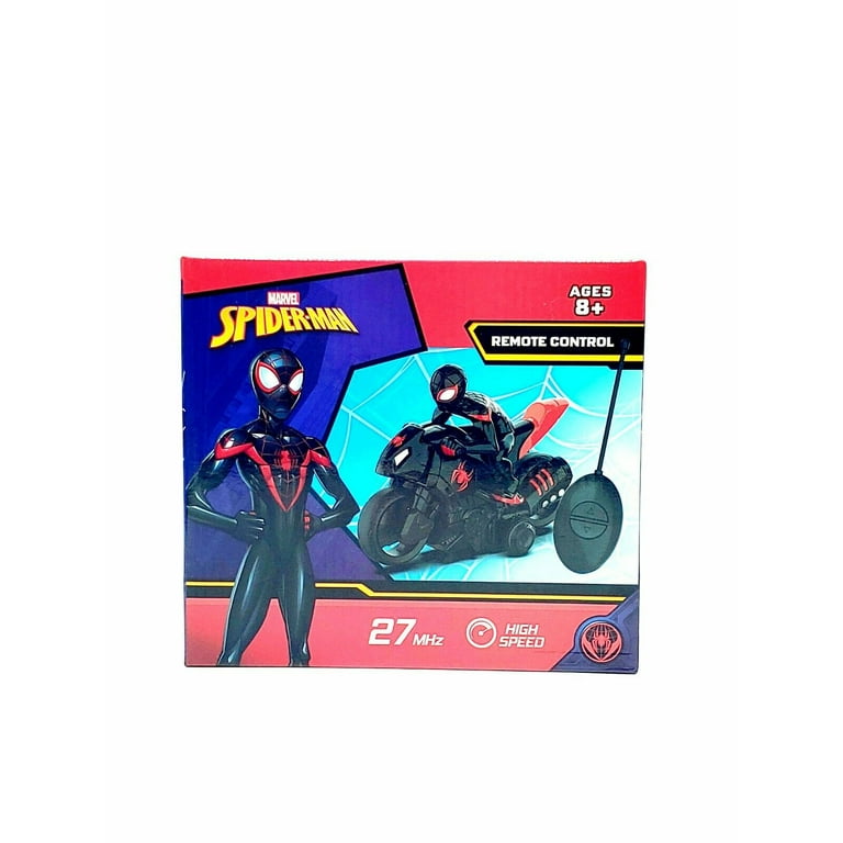 spiderman and motorbike