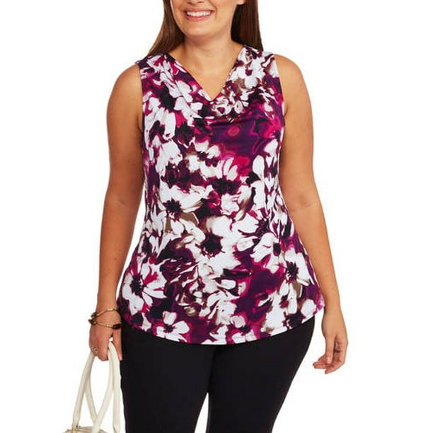 Faded Glory - Faded Glory Women's Plus-size Sleeveless - Walmart.com ...