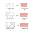 thumbnail image 5 of 19 Bag Insert Organizer Felt Insert Women Makeup Bag Liner Travel Organizer Portable Cosmetic Bag Shaper, 5 of 7