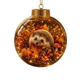 thumbnail image 2 of TTJ Woodland Animal Ornament Ball with Light for Fall Decor, 2 of 7