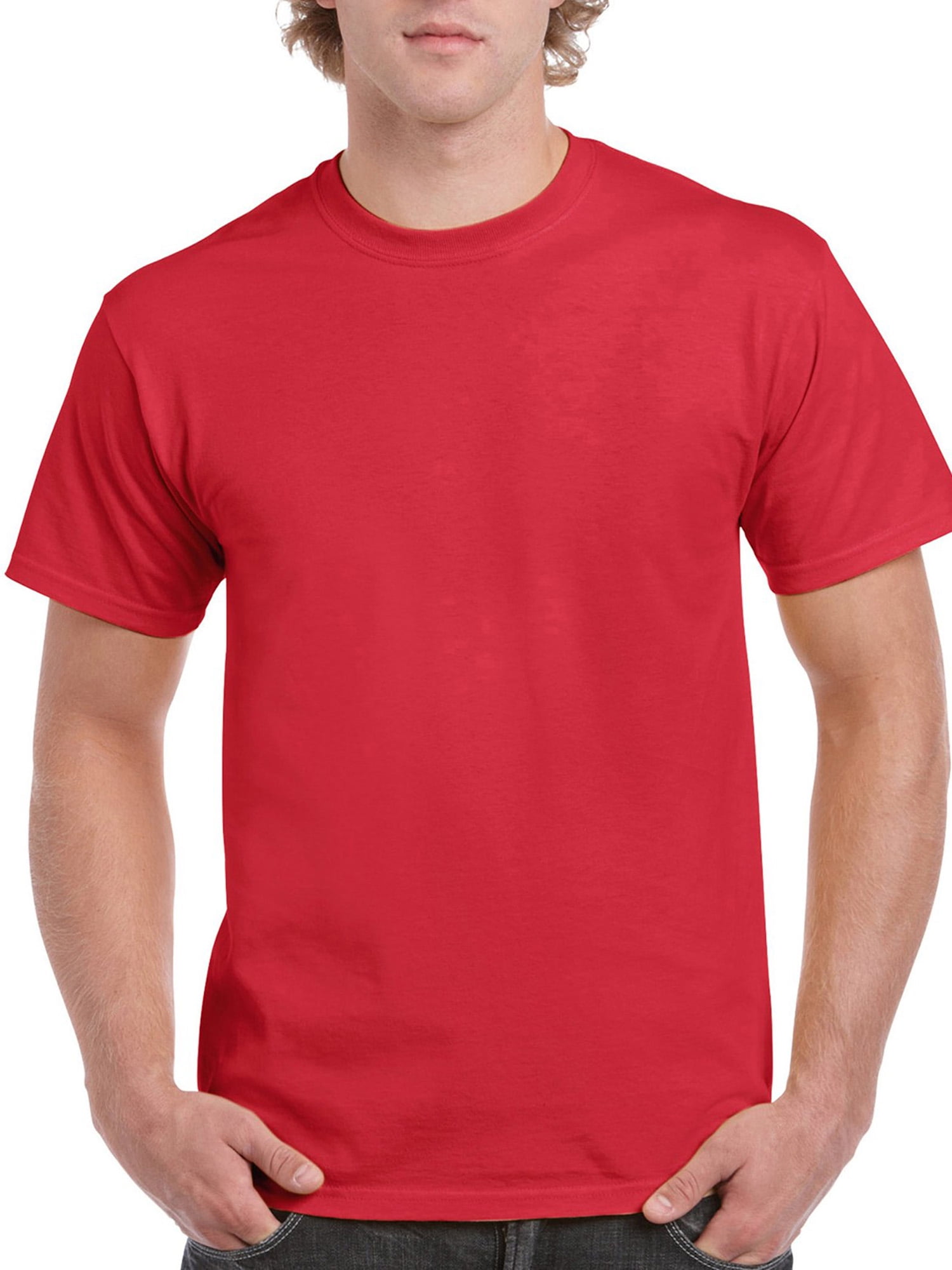 red gildan tshirt