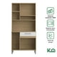 thumbnail image 3 of Mueble de Cocina KingsHouse Alacena Multiuso Estante con Repisas Cajón MDP Blanco 38.5x90x188.5 cm, 3 of 8