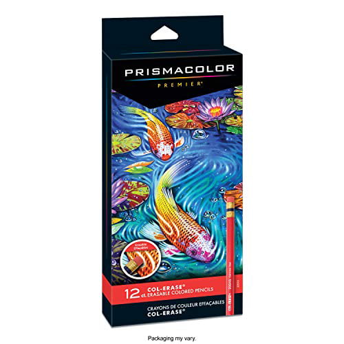 Assorted Colors Prismacolor Col-Erase Erasable Colored Pencil 20516 12-Count 