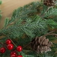 thumbnail image 6 of Vggrvlo 6FT Cedar Christmas Garland Green Artificial Greenery Garland Artificial Holiday Decor Faux Greenery Best Christmas Decor, 6 of 9