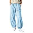 thumbnail image 2 of Womens Elastic Waist Pants Casual Loose Jogger Trousers With Ankle Cuffs for Daily Wear, 2 of 7