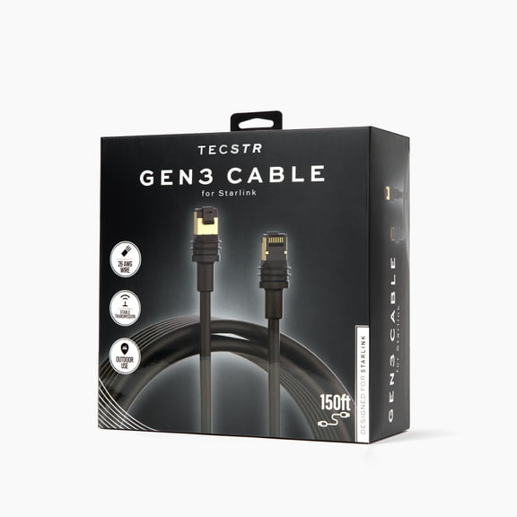 TECSTR Starlink Gen 3 Cable – 150 ft