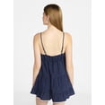 thumbnail image 3 of No Boundaries Sleeveless Tiered Babydoll Sleep Dress, Women's XS-XXL, 3 of 4
