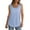Light Blue, variant on breaise Women's Tank Tops Loose Fit Casual Flowy Square Neck Sleeveless Shirts Summer Tops Basic Tee Army Green,XXL