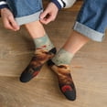 thumbnail image 3 of Pofeuu Rose Cute Guinea Pig Print 30cm Socks, Adult Running Hiking Socks for Youth and Adult, 3 of 7