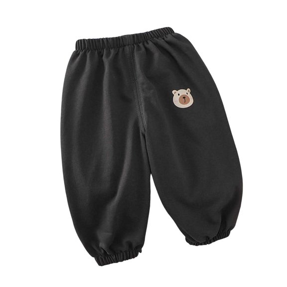 Tranfacy Boys and Girls 0-5 Years Fall Pants Small Print Elastic Waist Sports Casual Sweatpants Trousers