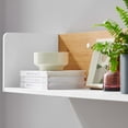 thumbnail image 6 of Modway Kinetic Wall-Mount Modern Wood Shelf in White and Natural, 6 of 8