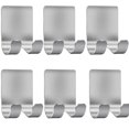 thumbnail image 1 of 8 piezas Soporte para afeitadora de ducha Gancho para afeitadora Soporte para colgar Gancho de almacenamiento de acero inoxidable autoadhesivo Gancho de ducha para afeitadora, 1 of 5