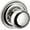Lifetime Polished Nickel, variant on Baldwin 5030031PRIV 5030 Privacy Door Knob Set - Brass