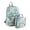 Cartoon Flowers, variant on Unisex 17" Backpack & Lunch Box 2-Piece Set, Thistle