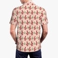 thumbnail image 4 of Balery Snake Printed Men’s Short Sleeve Polo Shirt, Midweight Men's Shirt,Golf Polo shirts -Large, 4 of 9
