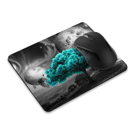 WIRESTER 8.66x7.08 in Rectangle Mouse Pad with Non-Slip Rubber Base for Computers  Laptop  Office & Home - Fantasy Green Tree price history on PriceWatchPro