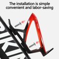thumbnail image 5 of Bottle Cage,Bike Water Bottle Holder,Bike Water Bottle Cage, Universal Bike Cup Holder, Lightweight and Strong Bicycle Water Bottle Holder with Screws(Red 5IN), 5 of 9
