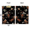 thumbnail image 5 of FORMRS Acrylic Clipboard with Low Profile Clip Standard A4 Letter Size, 12.5" x 9", Black Flowers, 5 of 8