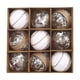 thumbnail image 4 of 9 bolas navideñas decorativas, decoración colgante para de Navidad, bolas irrompibles de 8 cm, adorno decorativo para corona de boda Estilo D, 4 of 8