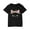 Black, variant on JoyHoop Girls Short Sleeve T-Shirt Summer Children'S Top Loose Fashion Short Sleeves Clothes Kids Clothes
