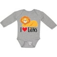 thumbnail image 3 of Inktastic I Love Lions Boys or Girls Long Sleeve Baby Bodysuit, 3 of 5