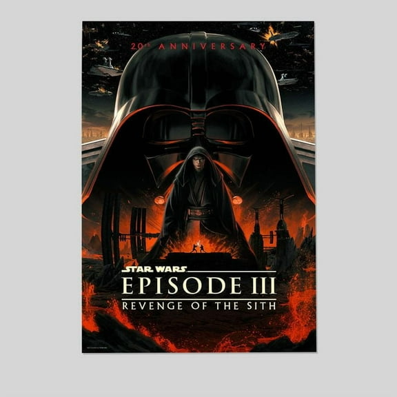 Star Wars: Revenge Of The Sith - 20th Anniversary Wall Poster Size 24''x36'' - Gategoo