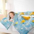 thumbnail image 4 of jejeloiu Rustic Duck Queen Comforter Set,Oil Painting Bedding Sets,Blue Yellow Bedding Comforter Set For Boys Teens,Ultra Soft Home Decor Reversible,3 Pieces, 4 of 8