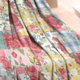 thumbnail image 3 of Pioneer Flower Floral Print Pattern Blanket,Comfortable Soft Lamb Wool Throw Blanket,All Season,Warm Lightweight Blankets for Sofa Bed Couch Living Room Chair,30"x40", 3 of 4