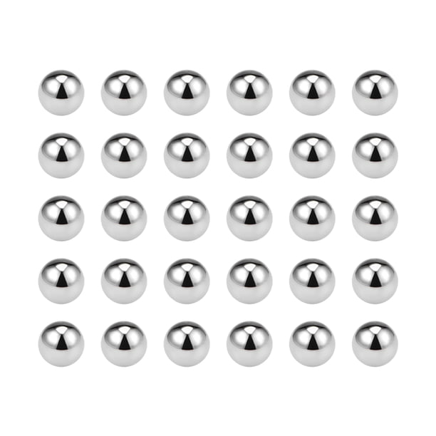 Uxcell Bolas de Rodamiento Métricas de Acero Cromado G10 Bola de Precisión 50pcs 2mm / 0.08