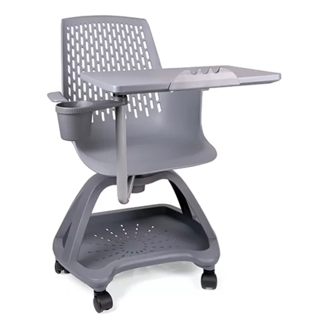 Pupitre Escolar con Base Y Paleta Giratoria 360° , Incluye Portavasos y Soporte para Tablet o Lapíz
