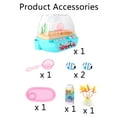 thumbnail image 3 of Fridja Mini Aquarium for Kids Fishing Toys Artificial Fish Tank with Moving Fish, Light, Music, Fishing Rod Fishing Net Pretendplay Toy, 3 of 6