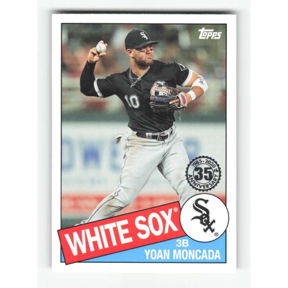 2020 TOPPS UPDATE 35TH ANNIVERSARY #85TB-15 YOAN MONCADA CHICAGO WHITE SOX