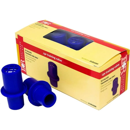 Pack of 10 Disposible CPR Rescue Mask Training Valves Ever Ready First Aid