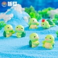 thumbnail image 4 of Raindrops Cute Turtle Resin Figurines Set Assorted Colors Decorative Collectible Pet-Friendly Craft, 4 of 7