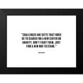 thumbnail image 2 of ArtsyQuotes 18x15 Black Modern Framed Museum Art Print Titled - Oprah Winfrey Quote: Challenges, 2 of 5