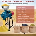 thumbnail image 3 of PRIJESSE Electric Grain Grinder Mill 110V 3000W  Dry Corn Grinder Commercial  Feed Mill Dry Cereals Wheat Grinder W/ Funnel, 3 of 8
