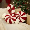 thumbnail image 7 of Rdhnmea Christmas Pillows Cute Candy Cane Throw Pillow Chair Cushion Decorations Holiday Collections for Adults Kids Couch Sofa Bed Xmas Decor, 7 of 7