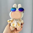 thumbnail image 3 of Doll Clothes Beach Resort Style Shirt Set for Dolls Sunglasses for Dolls Clothing Accessories for 15/17cm Plush Doll Dress Up, 3 of 4