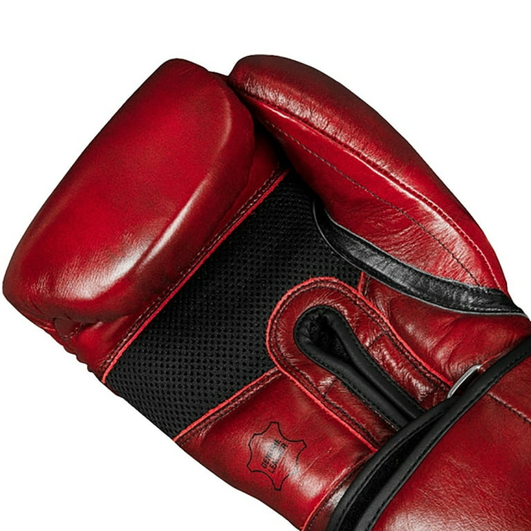 Title Boxing Blood Red Leather Bag Gloves - 14 oz. - Walmart.com