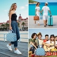 thumbnail image 7 of Reusable Plaid Lnsulated Lunch Bag for Women & Men-Leakproof Water-Resistant Cooler Tote,Large Capacity(10.6x8.7x6.3in)for Work,Office,Travel,Picnic,Beach., 7 of 7