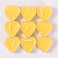thumbnail image 5 of 12 Pack Valentine Heart Shaped Unscented Tea Lights Candles – Smokeless Tealight Candles - Decorations for Wedding, Party, Votives, 5 of 9